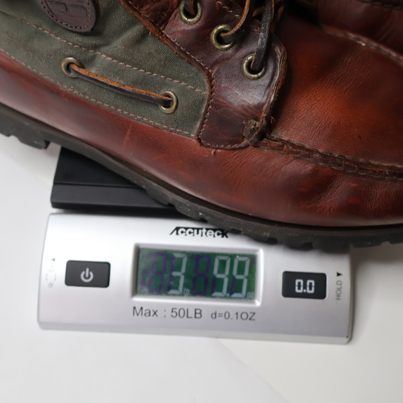 VTG 90s Timberland Mens G0retex 7-Eye Chukka‎ Boots 59093 Brown Leather 10.5 M main image 8